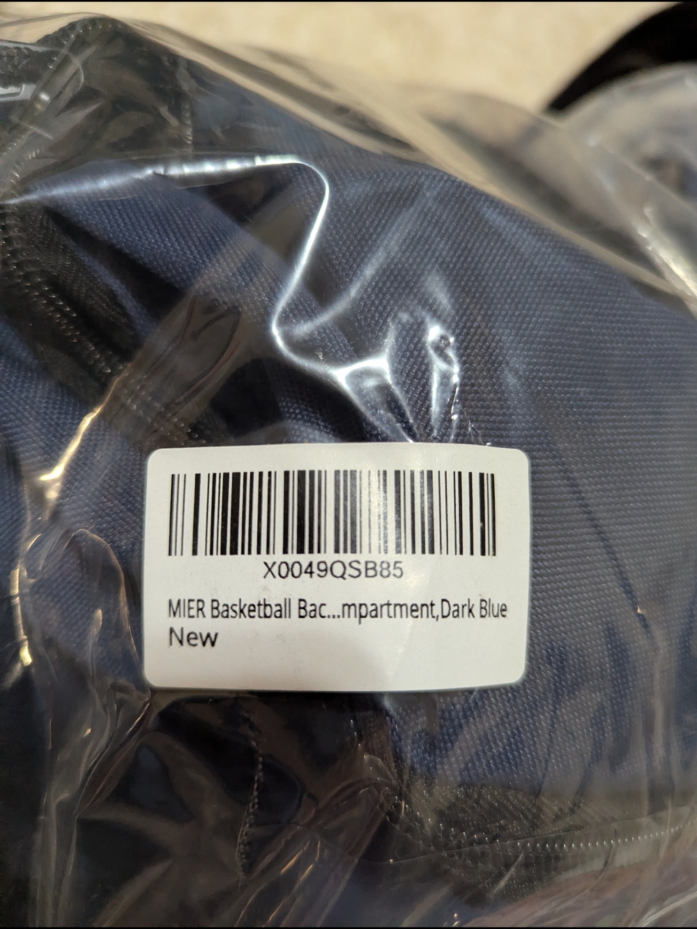 MIER Dark Blue Basketball Backpack